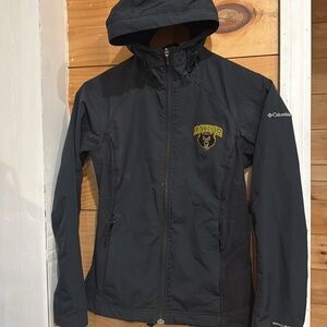 Columbia Baylor University Rain Coat XS Extra Small Omni-Shield Jacket Black